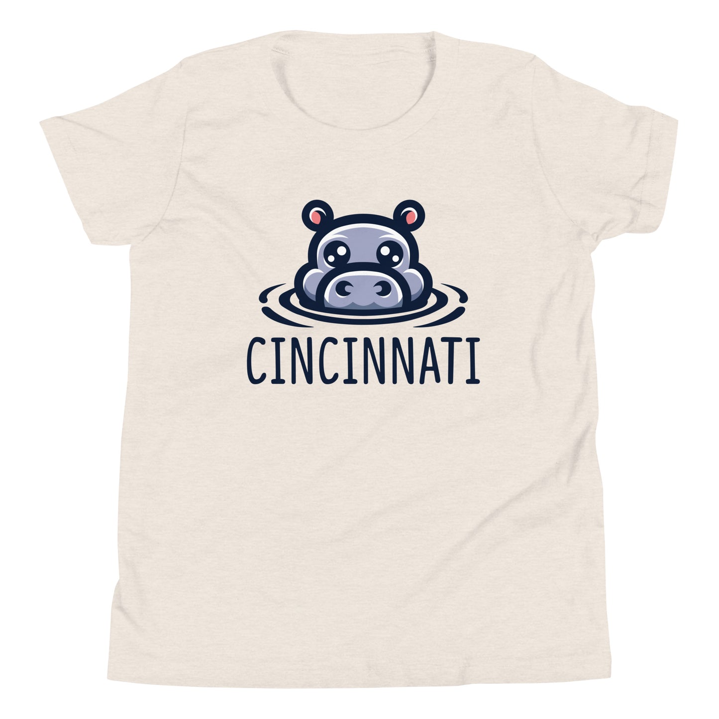 Cincinnati Hippo Youth Short Sleeve T-Shirt